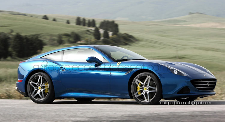  Ferrari California Rendered As Fastback Hardtop