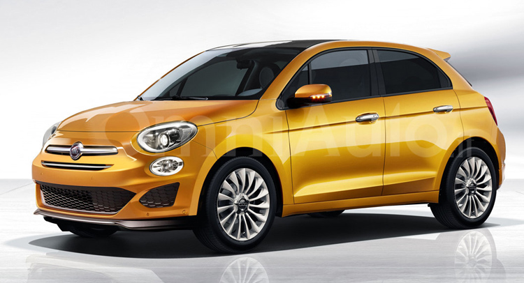  Fiat 500 Five Door Rendered As A Replacement For The Punto