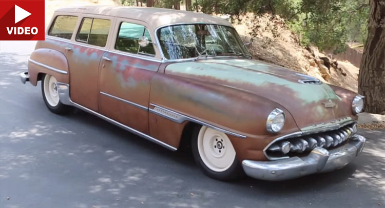  Restomodded ’54 DeSoto Powermaster Wagon Is So Cool It Physically Hurts