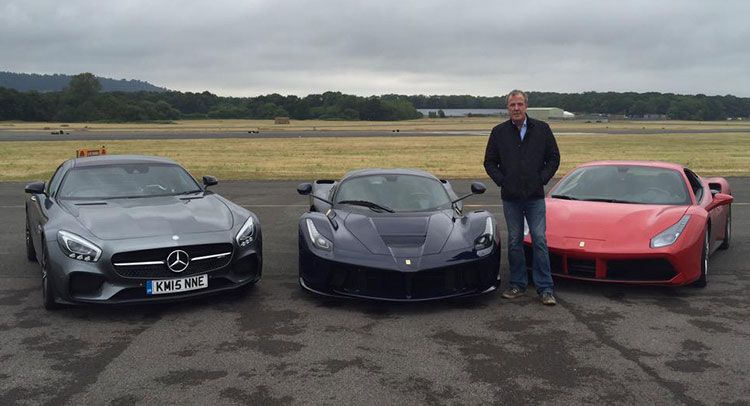 Clarkson Took The 488GTB For His Last Top Gear Track Lap