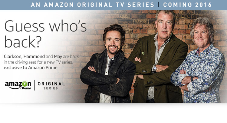  Amazon’s Clarkson, Hammond And May Show Will Be Distributed Worldwide
