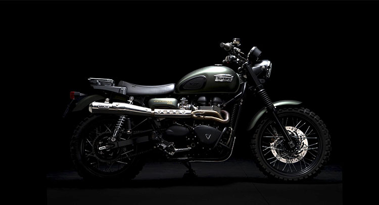  This Is Your Chance To Buy The Triumph Scrambler Jurassic World Motorcycle