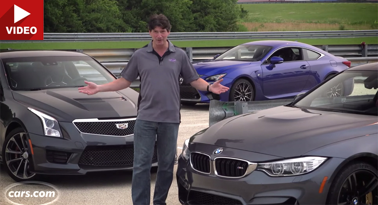  Track Test Of Lexus RC-F, Cadillac ATS-V & BMW M4 Has Clear Conclusions