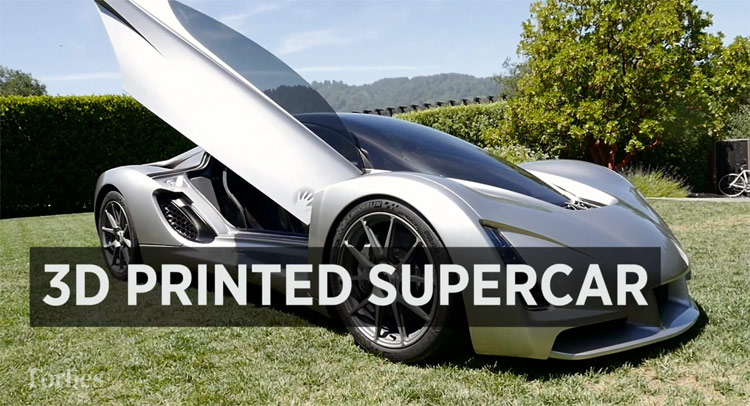  Supercar With 3D Printed Chassis Redefines The Term Lightweight.