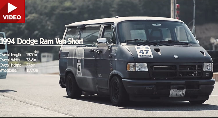  Japanese Fans Of Dodge Vans Are Turning Them Into Racing Cars