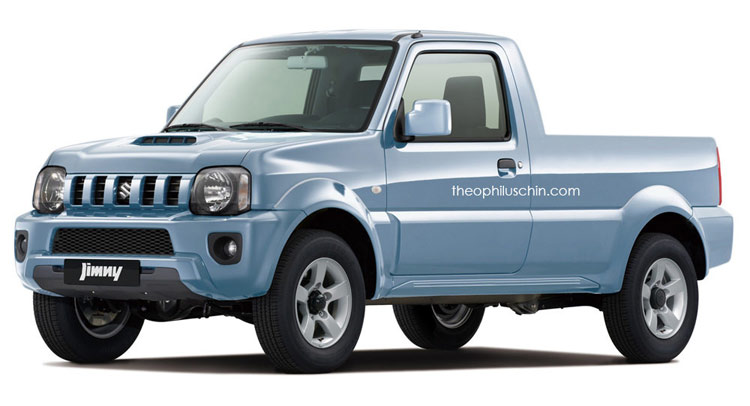 Sure, We’ll Take This Suzuki Jimny Pickup Rendering | Carscoops