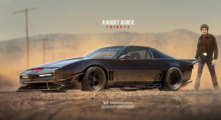  KITT Gains Wide-Body Kit In This ‘Knight Rider Tribute’ Rendering