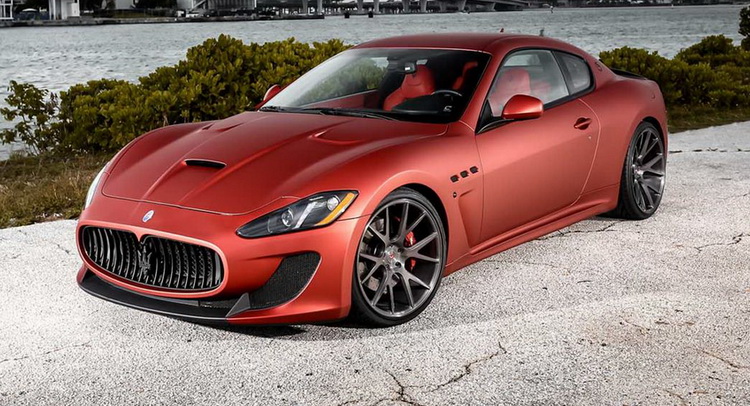  Maserati GranTurismo MC Stradale Kicks Back On Custom Wheels [w/Video]