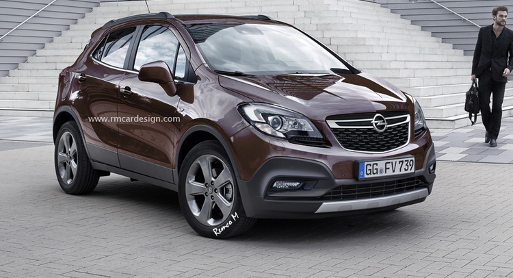Thumbs Up For This 2016 Opel Mokka Facelift Rendering