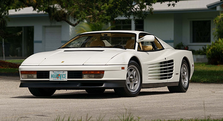  Original Miami Vice Ferrari Testarossa To Go Under The Hammer