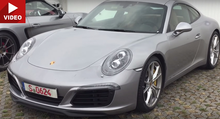  Facelifted 2016 Porsche 911 Spied Up Close And Personal In Germany