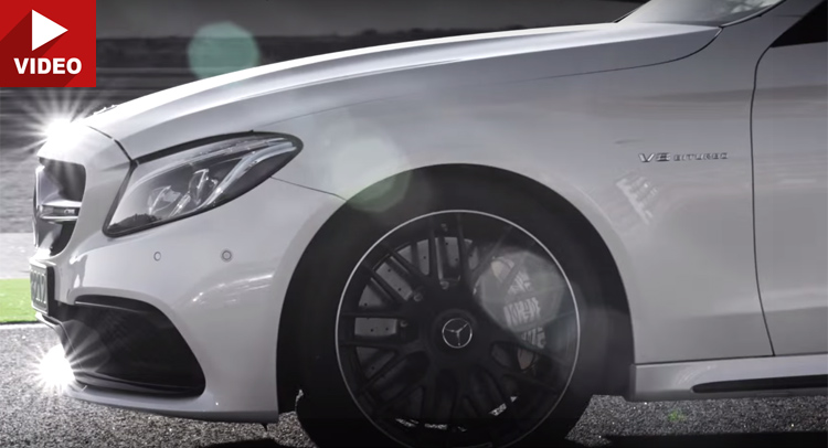  2017 Mercedes-AMG C63 S Coupe Teased Without Camouflage For The First Time