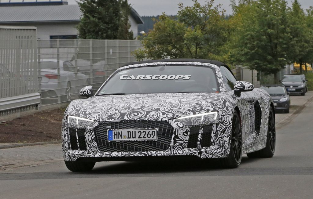 Audi’s Second-Gen R8 Spyder Scooped Ahead Of 2016 Launch | Carscoops