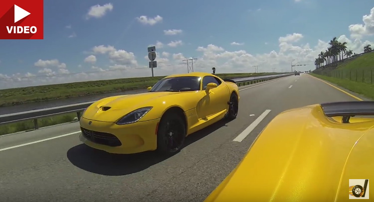  McLaren 650S Clearly Enjoys Racing Against 2014 Dodge Viper GTS