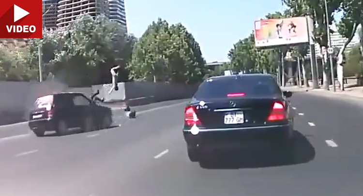  Illegal U-Turn Leads To Horrible Motorcycle Crash