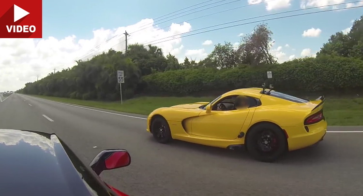  Tuned Viper GTS Is Back, Takes Its Frustrations Out On Supercharged Vette