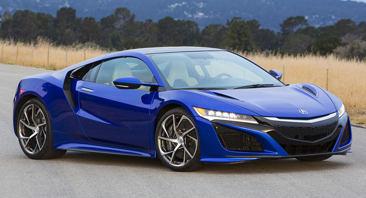  Acura Showcases Three Differently-Specced NSX Supercars At The Quail