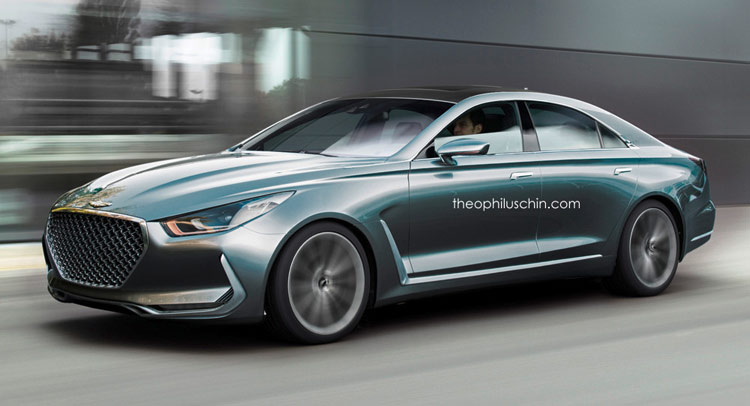  Hyundai Vision G Concept Morphs Into Production GranCoupe In PhotoShop