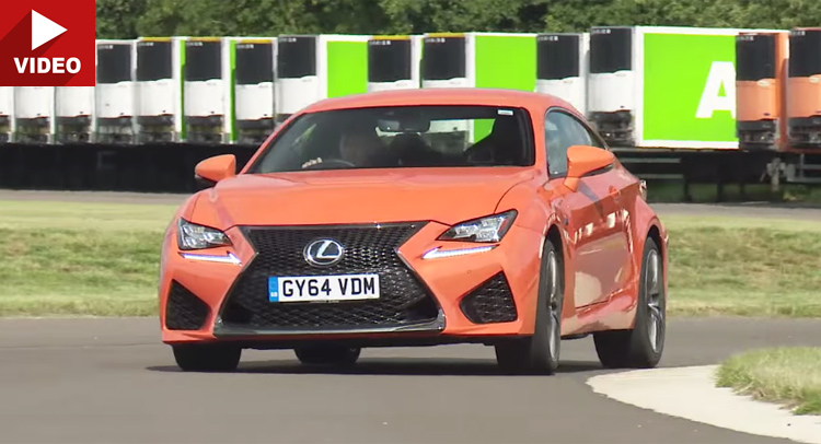 Heavy Lexus RC F Is A Bit “Out Of Its Depth” On The Track