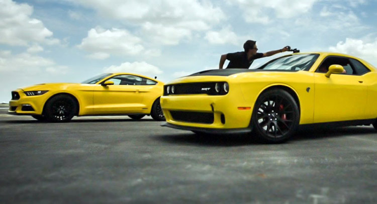  Watch Hennessey’s Mustang HPE750  Deal The Challenger Hellcat A Bad Hand