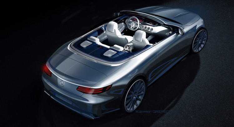  2017 Mercedes-Benz S-Class Cabriolet Teased In First Official Image