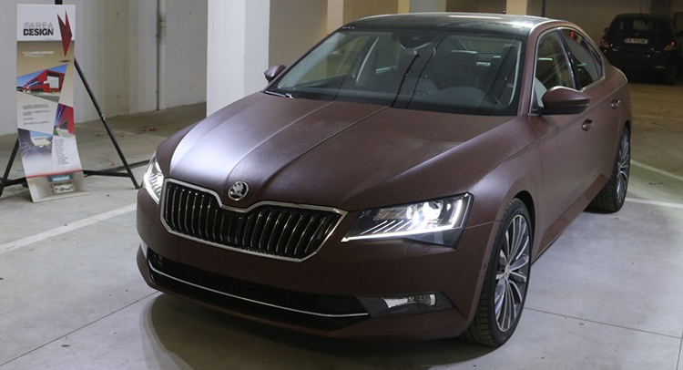  Check Out This Superbly Wrapped Skoda… Superb