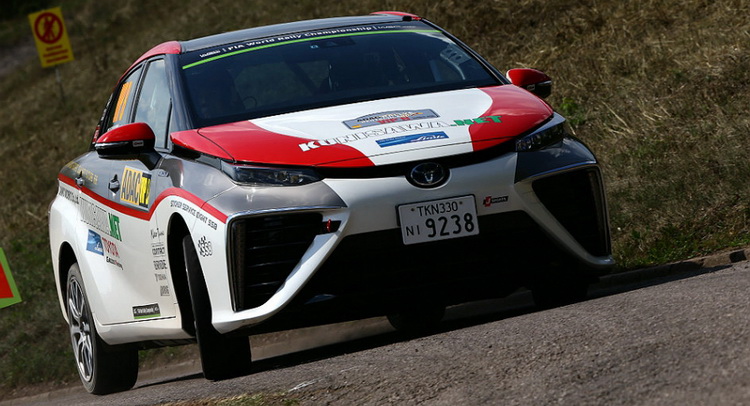  Toyota Hits The WRC Special Stages in Germany With The Mirai!