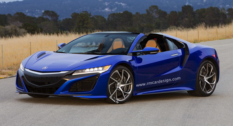  A Potential Acura NSX “Targa” Looks Like An Awesome Idea