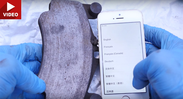  Who Would Have Thought Using iPhones As Brake Pads Is Not A Good Idea?