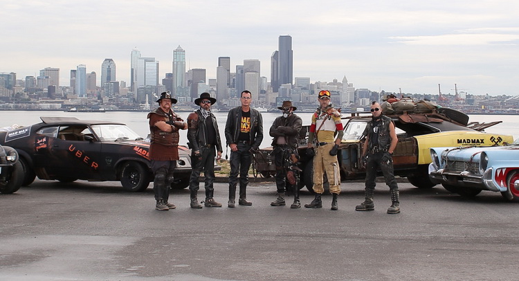  Uber & Warner Bros Turning Downtown Seattle Into Mad Max Wasteland