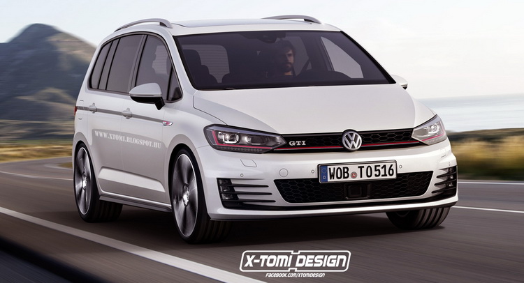  This VW Touran GTI Rendering Definitely Needs To Come Alive