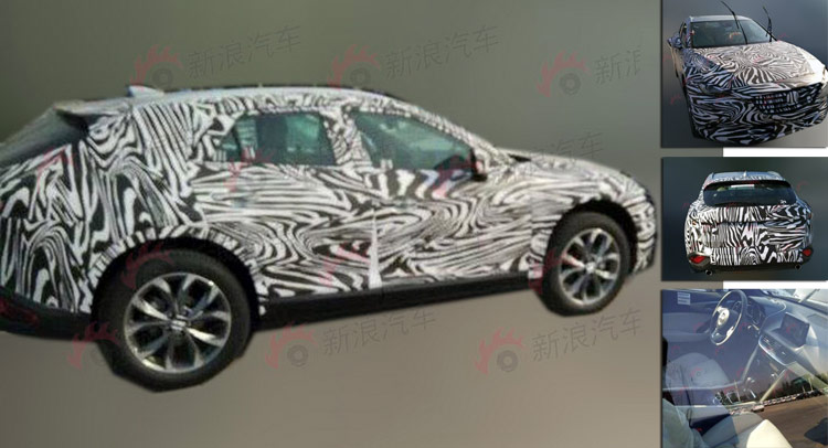  Mazda Koeru Concept Spied In Production Guise! Could Become 2017 CX-7 Or CX-4