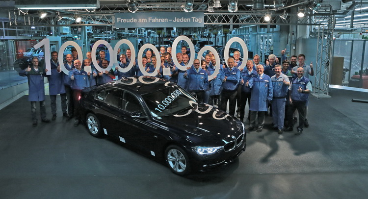  BMW Celebrates 10 Million 3 Series Sedans Produced