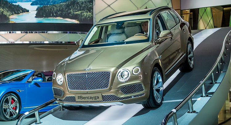  Bentley’s Posh Bentayga SUV Rolls Out In Frankfurt