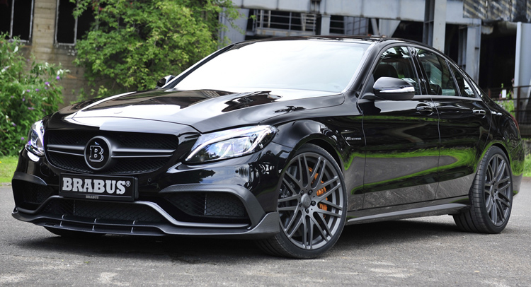  Brabus Gives Mercedes-AMG C63 S 600PS And 800Nm For Frankfurt