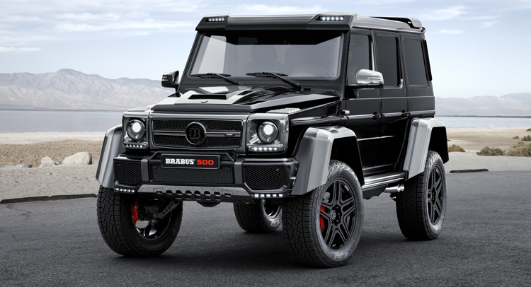  Brabus Gives Mercedes-Benz G500 4×4² More Power, Torque And Style