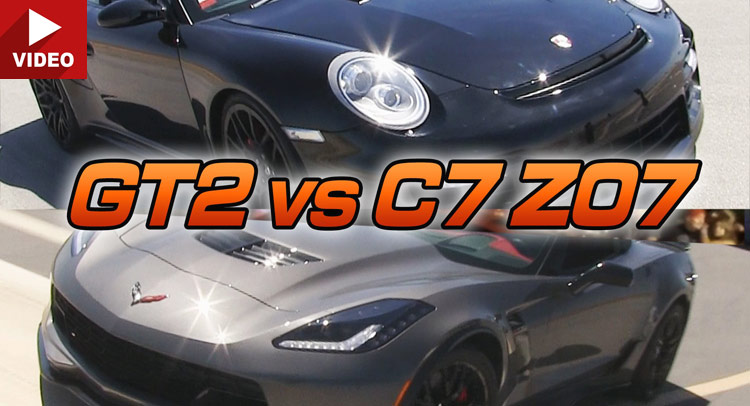  Corvette C7 Z06 Huffs And Puffs Yet Hands This 911 GT2 a Life Line
