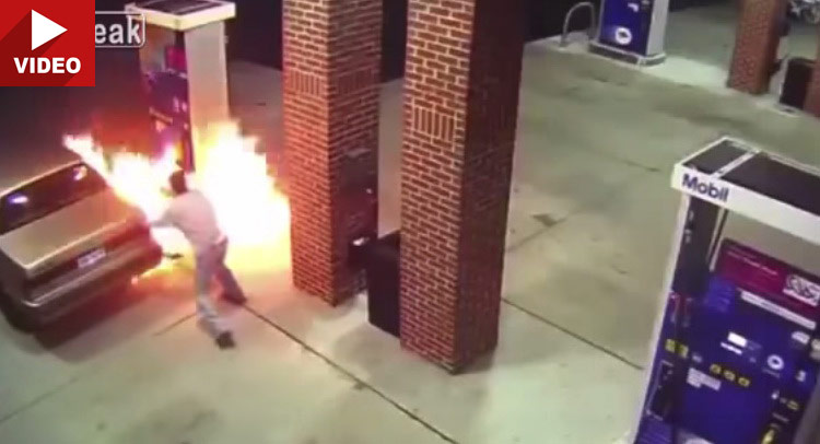  Man Sets Fire To A Gas Station Trying To Kill A Spider!
