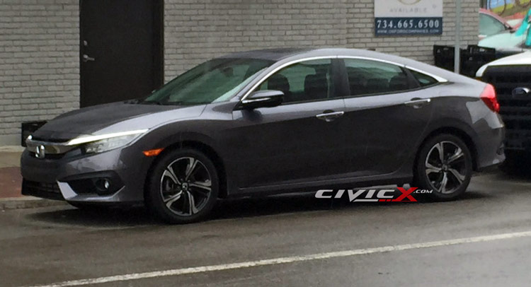  Honda’s Sexier Looking 2016 Civic Sedan Busted Out In The Open!