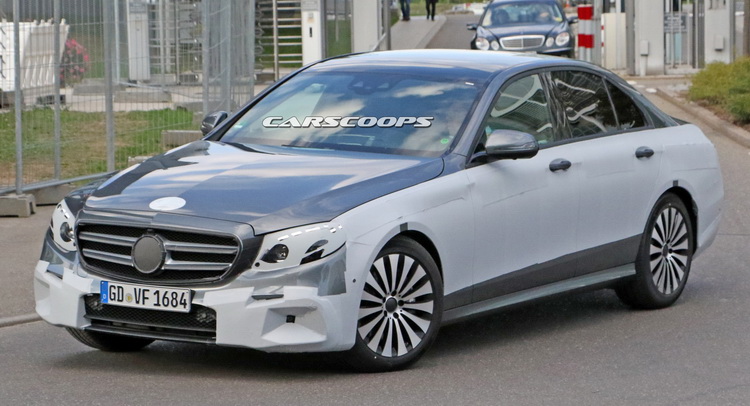  2017 Mercedes-Benz E-Class Scooped With The Very Lightest Of Camo