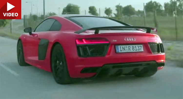  Watch The Audi R8 V10 Plus Travel To Its Natural Habitat In Latest Spot