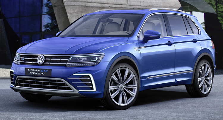  VW Tiguan GTE Is A  Pre-Production Plug-in Hybrid With 218PS