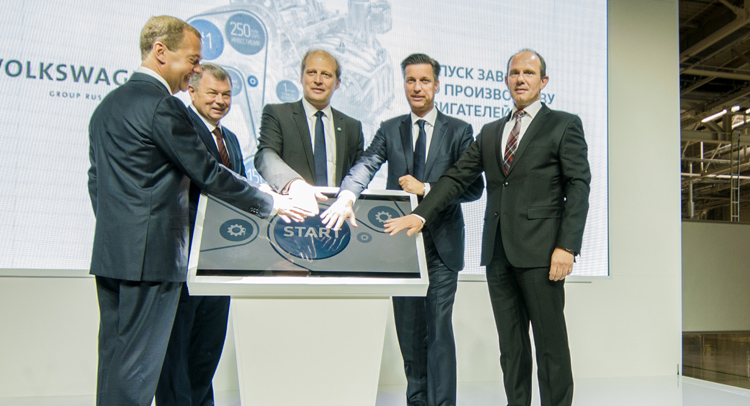  VW Starts Building 1.6L Gasoline Engines At Its New Plant In Kaluga, Russia