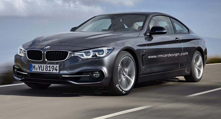  BMW 4-Series Coupe Gets Digital LCI Treatment
