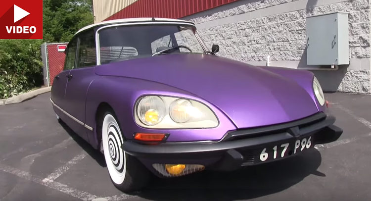  In-Depth Video Look At A Matte-Wrapped Citroen DS21 Pallas