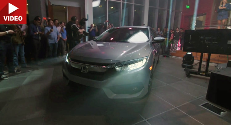  2016 Honda Civic First Static Videos From Launch Event