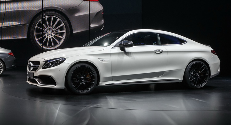  Mercedes-AMG C63 Coupe Shows Its Chiseled Body In Frankfurt
