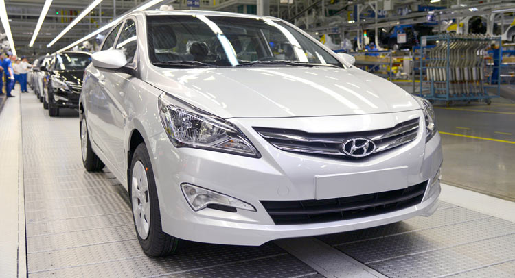  Hyundai’s 1 Millionth Car Built At Its Russian Plant Is A Solaris
