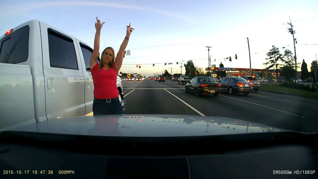  Oh, Florida: Woman Spits, Swears, Bangs And Makes Obscene Gestures After Fender Bender