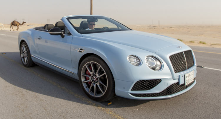  Bentley Wins 480KM Race Against Train In Saudi Arabia [w/Video]